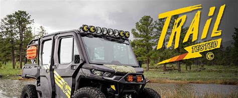 KC HiLiTES® CanAm Defender Build Overview and Trail Test