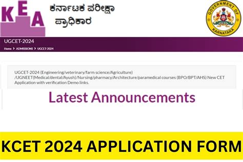 KCET 2024 Application Form: Registration Starts Today, Check …