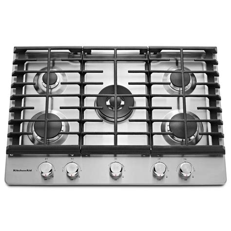 KCGS550ESS Kitchenaid 30" 5-Burner Gas Cooktop STAINLESS STEEL …