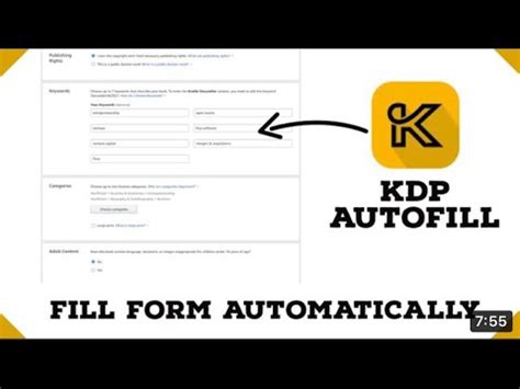 KDP Autofill - Chrome Web Store - Google Chrome