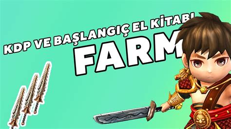 KDP ve BAŞLANGIÇ EL KİTABI FARMI | Metin2 Alesta Vayne .