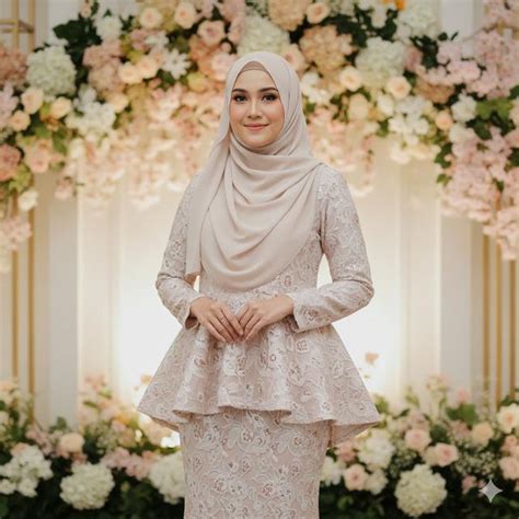 Kebaya Pengantin Syari - muktibox.com