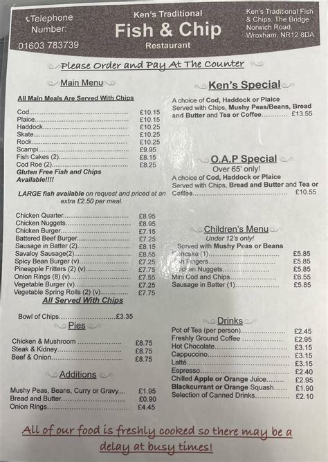 KENS TRADITIONAL FISH & CHIPS, Hoveton - Tripadvisor