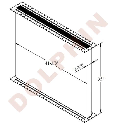 KENWORTH CORE - 35 x 41-3/8 x 2-3/8" Dolphin Heat Exchanger …