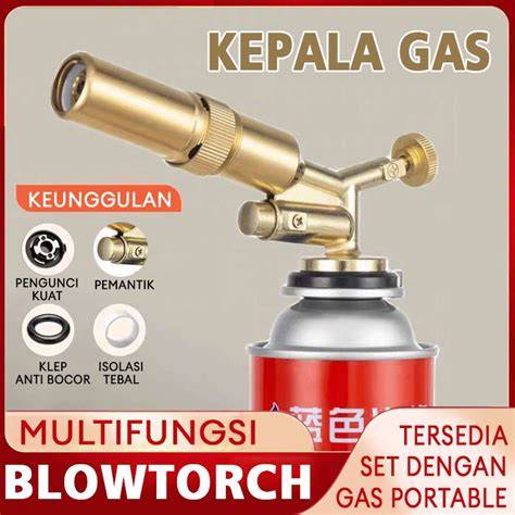 Kepala Gas Torch Flame Gun Head Torch Gun Tabung Gas Kaleng Portable ... - raincitystudios.com