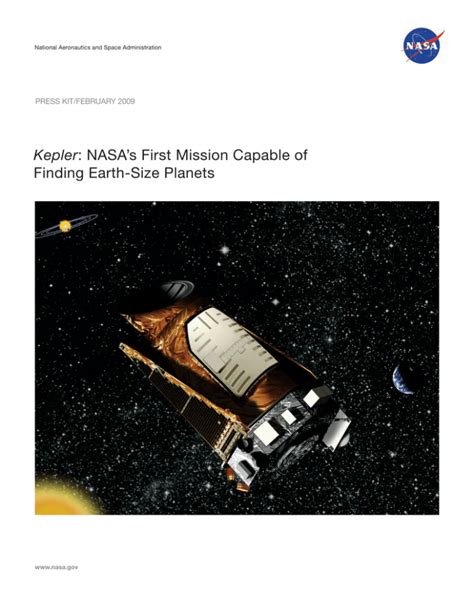 Kepler Press Kit - NASA Jet Propulsion Laboratory (JPL) - muktibox.com