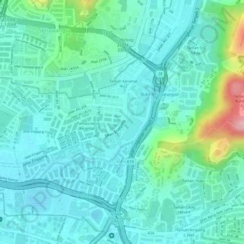 Keramat Pacau topographic map, elevation, terrain - wintechmobiles.com