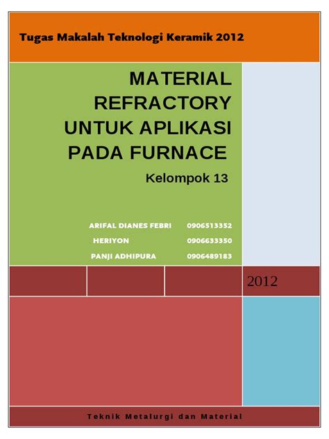 Keramik dan Refraktori - Klasifikasi & Penggunaan - wintechmobiles.com