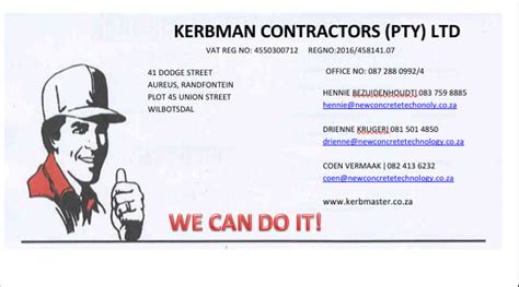 KERBMAN CONTRACTORS (PTY) LTD Company Profile