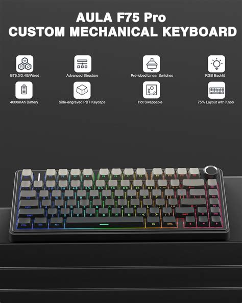Keyboard Aula F75 - raincitystudios.com
