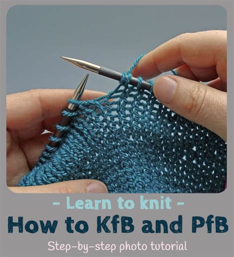 KFB How to knit front and back [stepbystep tutorial for beginners]
