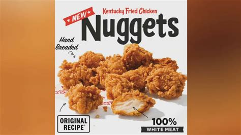 KFC Introduces new hand-breaded chicken nuggets with original recipe flavor