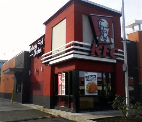 KFC menu in Seattle, Washington, USA - Sirved