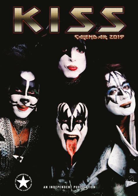 Download Kiss Special Edition Wall Calendar 2019 By Not A Book