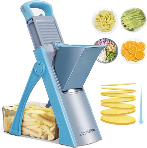 Kitchen Mandolin Safety Slicer Manual Multifunction All Vegetable ... - raincitystudios.com