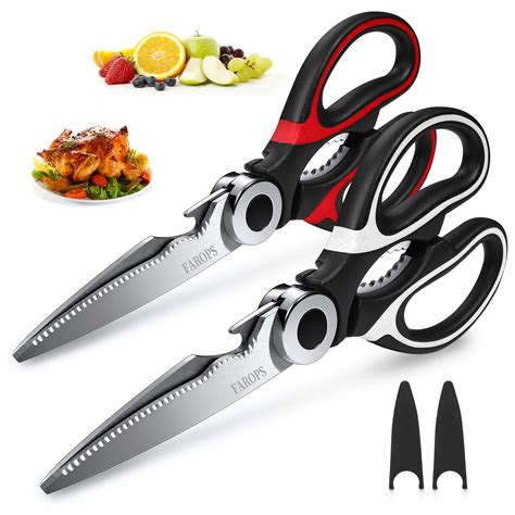 Kitchen Shears Stainless Steel Utility Scissors Heavy Duty Blades ... - raincitystudios.com