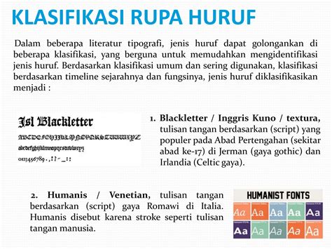 Klasifikasi Huruf dalam Tipografi - BINUS University - muktibox.com