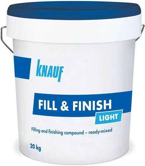 KNAUF FILL & Finish Light Füllmasse Feinspachtelmasse Spachtel …