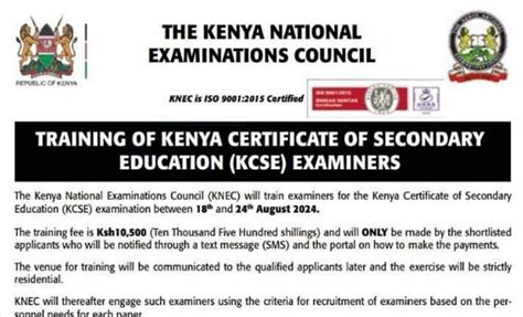 KNEC Examiners App Portal 2024 - Login Apply Now - flatprofile