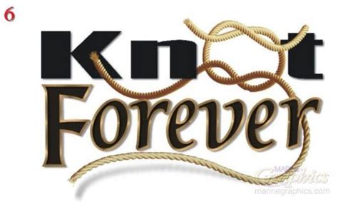 Knotty Rope Lettering - Marine Graphics - muktibox.com