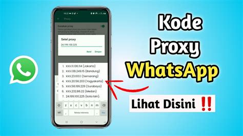 KODE MEMATIKAN PROXY WA : Situs Judi Slot Online Gacor Terpercaya