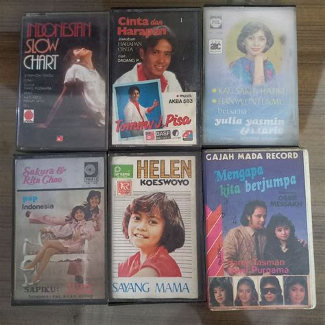 Koleksi Kaset Lawas Indonesia & Barat - Koleksi - 538520908 - muktibox.com
