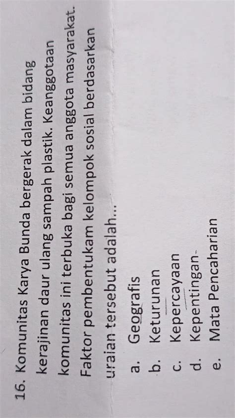 komunitas karya bunda bergerak dalam bidang keraji... - Roboguru - wintechmobiles.com