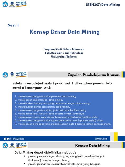 Konsep Dasar Data Mining - Perpustakaan UT - muktibox.com