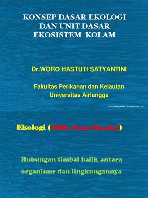 Konsep Dasar Ekologi Dan Unit Dasar Ekosistem Kolam - raincitystudios.com