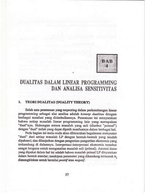 Konsep Dualitas dalam Pemrograman Linear | PDF - Scribd - wintechmobiles.com