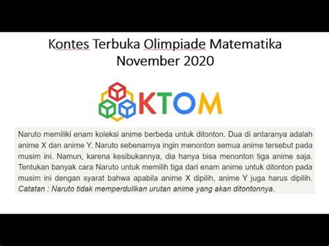 Kontes Terbuka Olimpiade Matematika - wintechmobiles.com