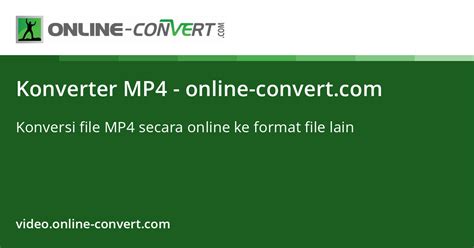 Konverter MP4 - Konversikan Video Apa Saja ke MP4 … - muktibox.com