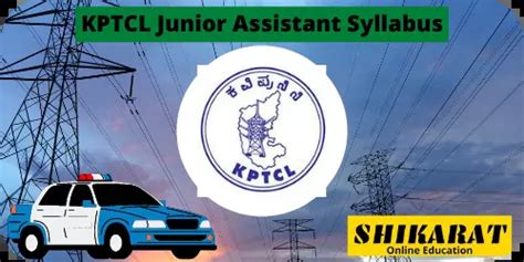 KPTCL Junior Assistant Syllabus 2024 & Exam Pattern PDF …