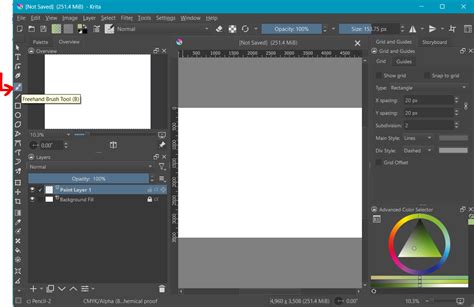KRITA Setup for Beginner - BRUSH PEN PRESSURE Settings - muktibox.com