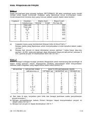 KS PROJEK-1.doc - SOAL PENJADUALAN PROJEK … - coolestguyplanet.net