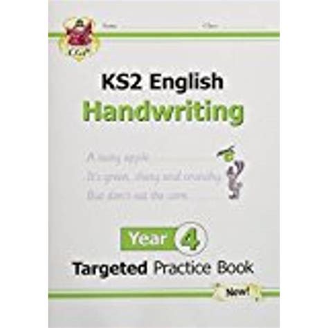 KS2 English Year 4 Handwriting Targeted Practice Book (CGP