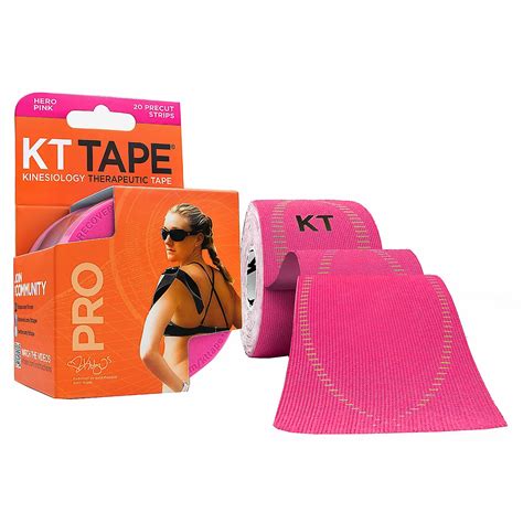 KT Tape Pro Precut Strips 20Pack Academy