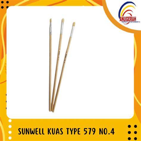Kuas Sunwell - 9 di ANEKA STATIONERY GROSIR - raincitystudios.com