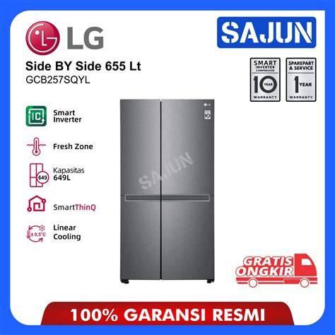 Kulkas LG Side By Side GC-B257SQYL - OSCARLIVING! - raincitystudios.com