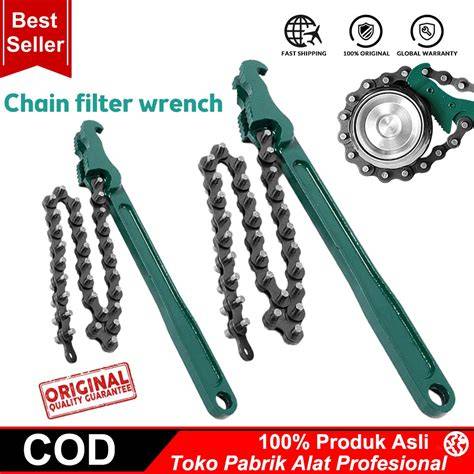 Kunci Filter Oli Rantai 12" Chain Rantai Oil Filter Wrench Kunci ... - raincitystudios.com