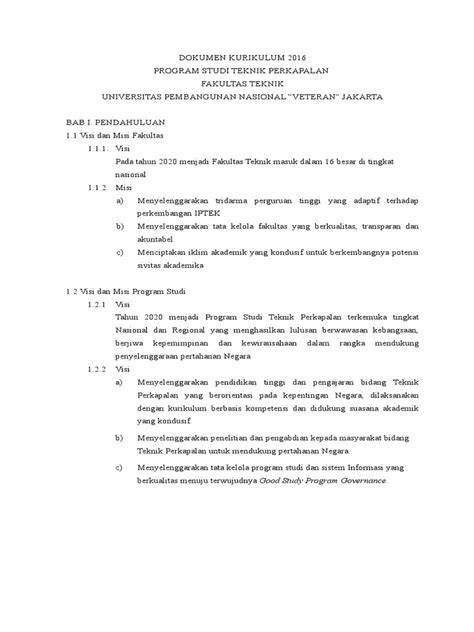 Kurikulum Teknik Perkapalan 2016 | PDF - Scribd - raincitystudios.com