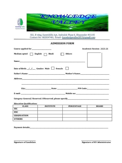 Kv Admission - wintechmobiles.com