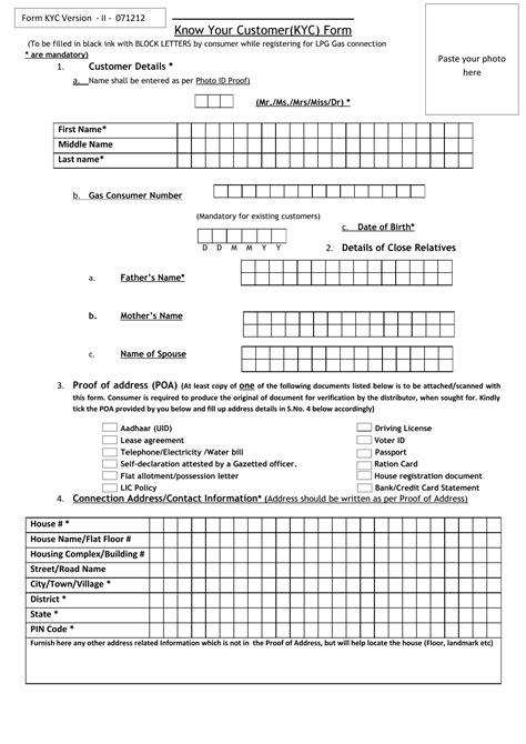 KYC Form Full Form: Unveiling the Key to Enhanced Security and Compliance