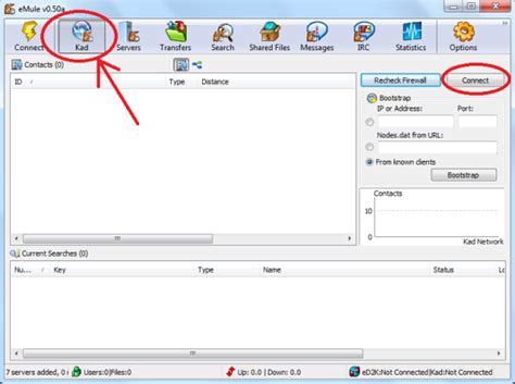 Kad network.  The majority of users on the Kad Network are also connected to ...
