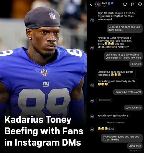 Toney's decision to troll the Giants on social media was an interesting one, especially since he took a step back from social media after Kansas City's season opener. Toney had an awful .... 
