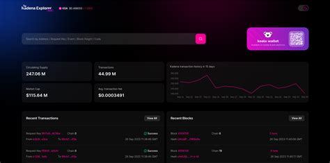 Kadena Explorer: Monitoring Your Transactions