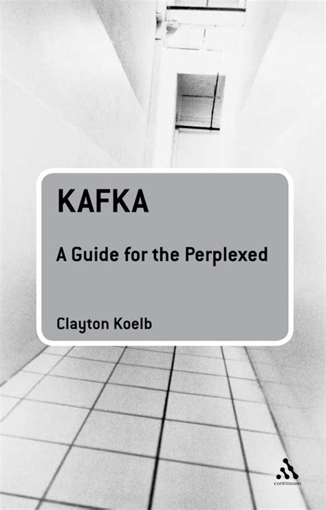 Kafka a guide for the perplexed. - Manual del piloto automático bendix king kfc 300.