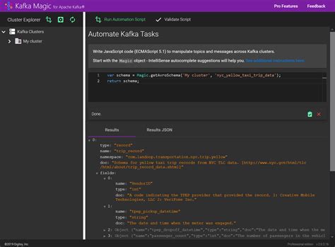 Kafka magic alternative.  It facilitates topic management, QA and Integration To ...