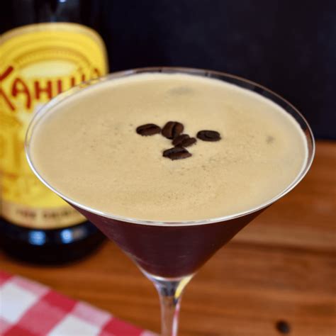 Kahlua espresso martini. 2 shots of strong coffee cooled. If you use espresso 1 shot may be sufficient depending on how strong you like your coffee. 2 shots of salted caramel vodka or vanilla vodka; 1 shot of Kahlua; caramel for drizzling I use Ghirardelli caramel sauce you can find it by the hot fudge typically; ice 