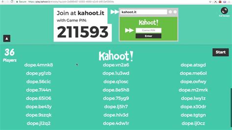 Kahoot Answer Bot. A bot that takes the name or ID of a kahoot and gets a perfect score with the nickname of your choosing. This project was started by reteps but is has been broken for quite a while, so I forked it and made it work. Features. The program intercepts and pretends to be a kahoot client.. 